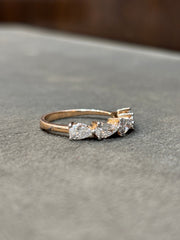 Aurora Trace Lab Diamond Ring | GEMSURE