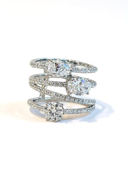 Velvet Symphony Lab Diamond Ring | GEMSURE