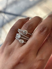 Velvet Symphony Lab Diamond Ring | GEMSURE