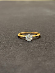 Secret Verse 57 Pointer Lab Diamond Ring | GEMSURE