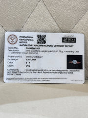 Secret Verse 57 Pointer Lab Diamond Ring | GEMSURE