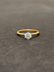 Secret Verse 57 Pointer Lab Diamond Ring | GEMSURE
