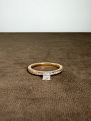 Sacred Thread 30 Pointer Lab Diamond Ring | GEMSURE