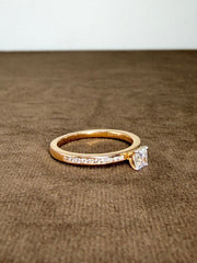 Sacred Thread 30 Pointer Lab Diamond Ring | GEMSURE