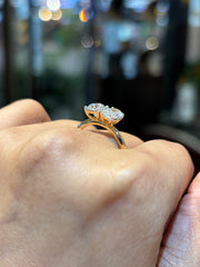 Timeless Crest Lab Diamond Ring | GEMSURE