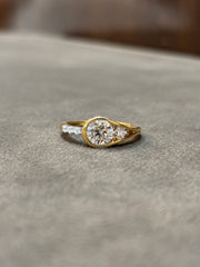 Harmony Crest Lab Diamond Ring | GEMSURE