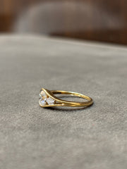 Harmony Crest Lab Diamond Ring | GEMSURE