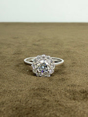 Silent Ember 48 Pointer Lab Diamond Ring | GEMSURE