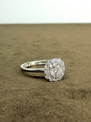 Silent Ember 48 Pointer Lab Diamond Ring | GEMSURE