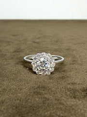Silent Ember 48 Pointer Lab Diamond Ring | GEMSURE