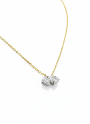 Infinite Crest Lab Diamond Pendant | GEMSURE