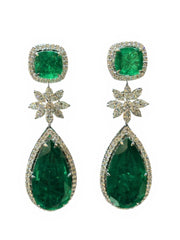 Enchanted Radiance Lab Diamond Earring | GEMSURE