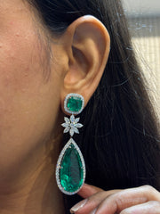 Enchanted Radiance Lab Diamond Earring | GEMSURE
