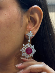Forever Bloom Lab Diamond Earring | GEMSURE