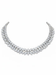 Sparkling Charm Lab Diamond Necklace | GEMSURE