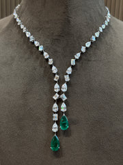 Aurora Crest Lab Diamond Necklace | GEMSURE