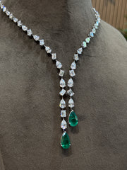 Aurora Crest Lab Diamond Necklace | GEMSURE