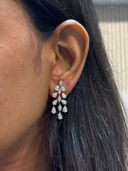 Radiant Prism Lab Diamond Earring | GEMSURE