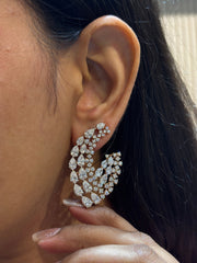 Graceful Horizon Lab Diamond Earring | GEMSURE