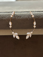 Infinity Sparkle Lab Diamond Earring | GEMSURE