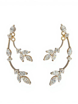 Infinity Sparkle Lab Diamond Earring | GEMSURE