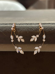 Infinity Sparkle Lab Diamond Earring | GEMSURE