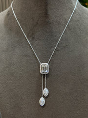 Secret Halo Lab Diamond Necklace | GEMSURE
