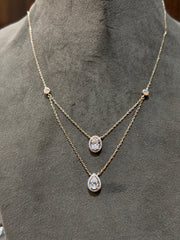 Serene Horizon Lab Diamond Necklace | GEMSURE