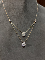 Serene Horizon Lab Diamond Necklace | GEMSURE