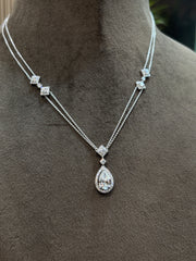 Dusk Memory Lab Diamond Necklace | GEMSURE