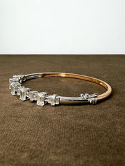 Golden Veil Lab Diamond Bracelet | GEMSURE