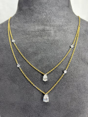 Celestial Glow Lab Diamond Necklace | GEMSURE