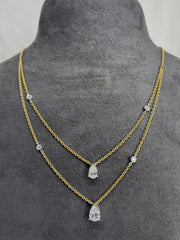Celestial Glow Lab Diamond Necklace | GEMSURE