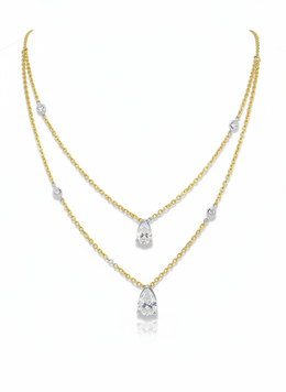 Celestial Glow Lab Diamond Necklace | GEMSURE