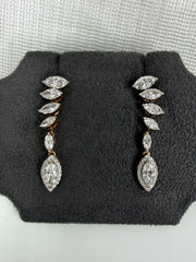 Blush Trace Lab Diamond Earring | GEMSURE