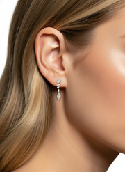 Blush Trace Lab Diamond Earring | GEMSURE