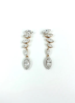 Blush Trace Lab Diamond Earring | GEMSURE