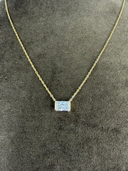 Celestial Drift 1ct Lab Diamond Pendant | GEMSURE