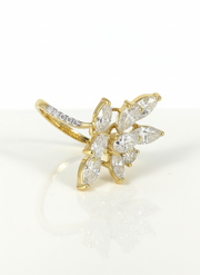 Ivory Crest Lab Diamond Ring | GEMSURE