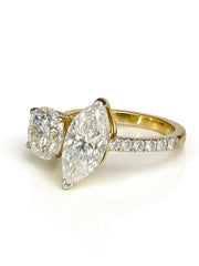 Silent Aura Lab Diamond Ring | GEMSURE