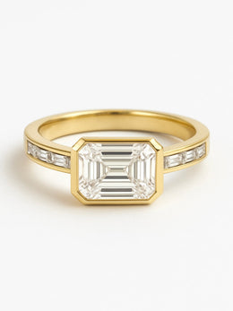 Blush Horizon 2ct Lab Diamond Ring | GEMSURE