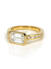 Blush Horizon 2ct Lab Diamond Ring | GEMSURE