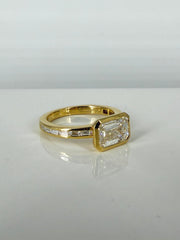Blush Horizon 2ct Lab Diamond Ring | GEMSURE