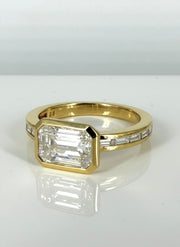 Blush Horizon 2ct Lab Diamond Ring | GEMSURE
