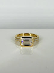 Blush Horizon 2ct Lab Diamond Ring | GEMSURE