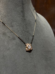 Serene Horizon Lab Diamond Mangalsutra | GEMSURE