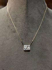 Celestial Mirage Lab Diamond Mangalsutra | GEMSURE