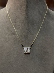 Celestial Mirage Lab Diamond Mangalsutra | GEMSURE