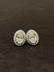 Eternal Thread 1ct Lab Diamond Earring | GEMSURE