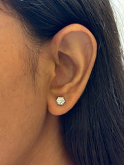 Amber Verse 50 Pointer Lab Diamond Earring | GEMSURE